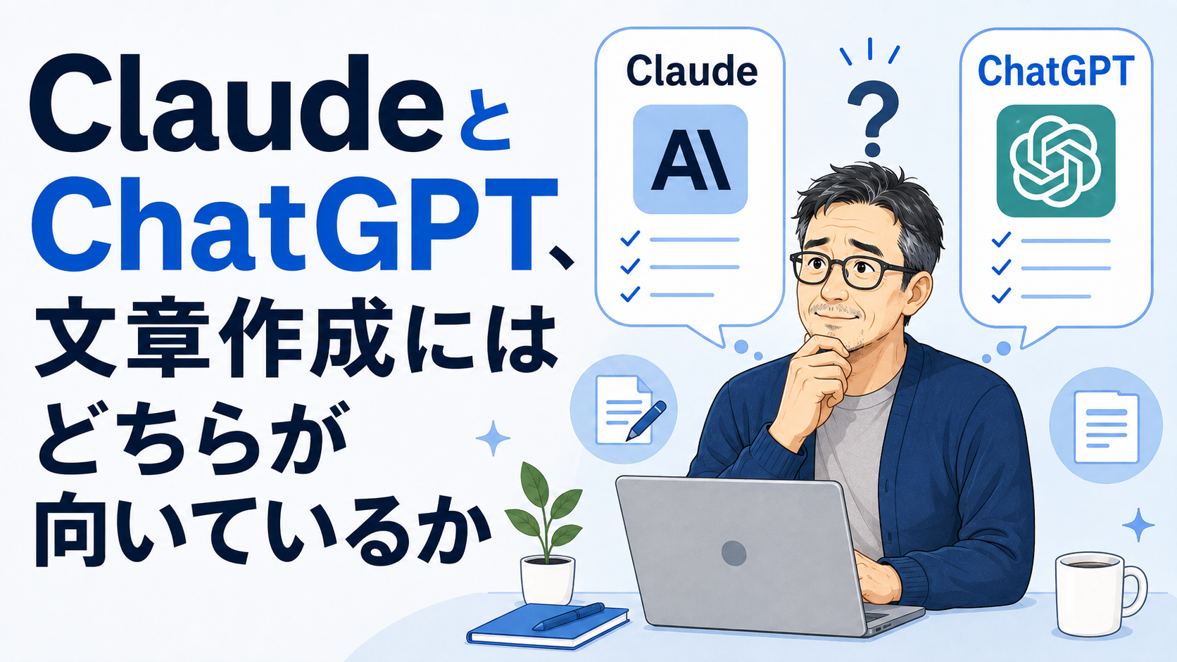 保護中: ClaudeとChatGPT、文章作成にはどちらが向いているか